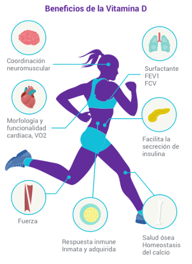 Beneficios vitamina D en deporte