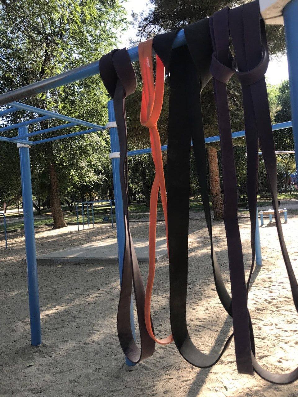 bandas elásticas - calistenia